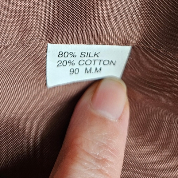Vintage dress jacket blazer silk blend euro size 44 - Picture 12 of 14